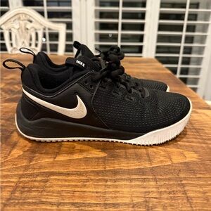 Women’s Nike Black and White Volleyball Athletic Shoes